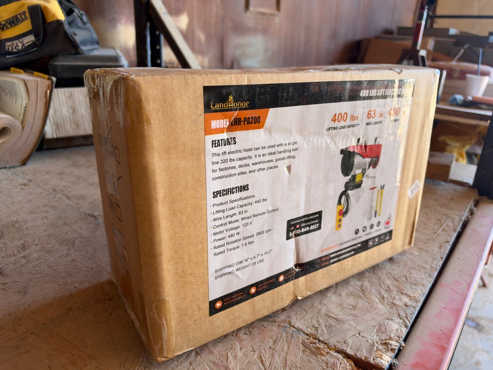 LandHonor 400 LBS Lift Electric Hoist