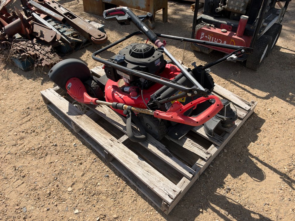 (2) WEEDEATERS AND TROY-BILT PUSH MOWER