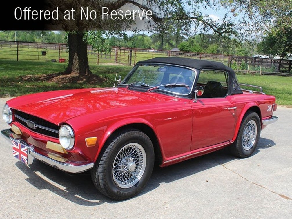 Offered at No Reserve | 1972 TRIUMPH TR6 WITH A SUPERCHARGER