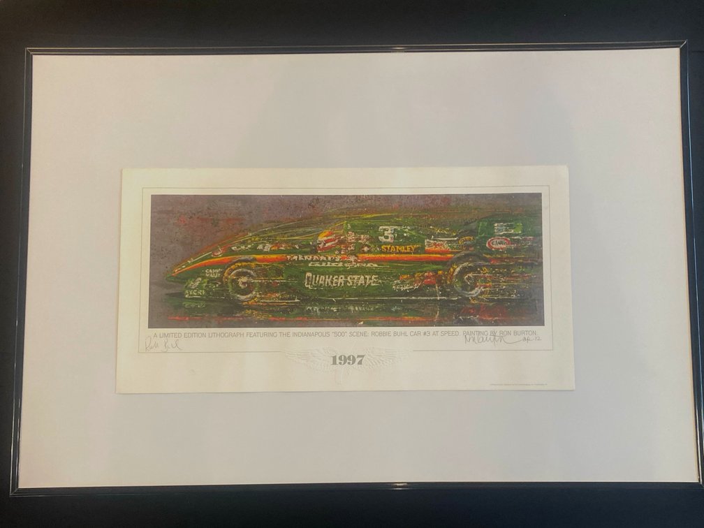 Offered at No Reserve | 1996 ROBBIE BUHL SIGNED ROB BURTON PRINT