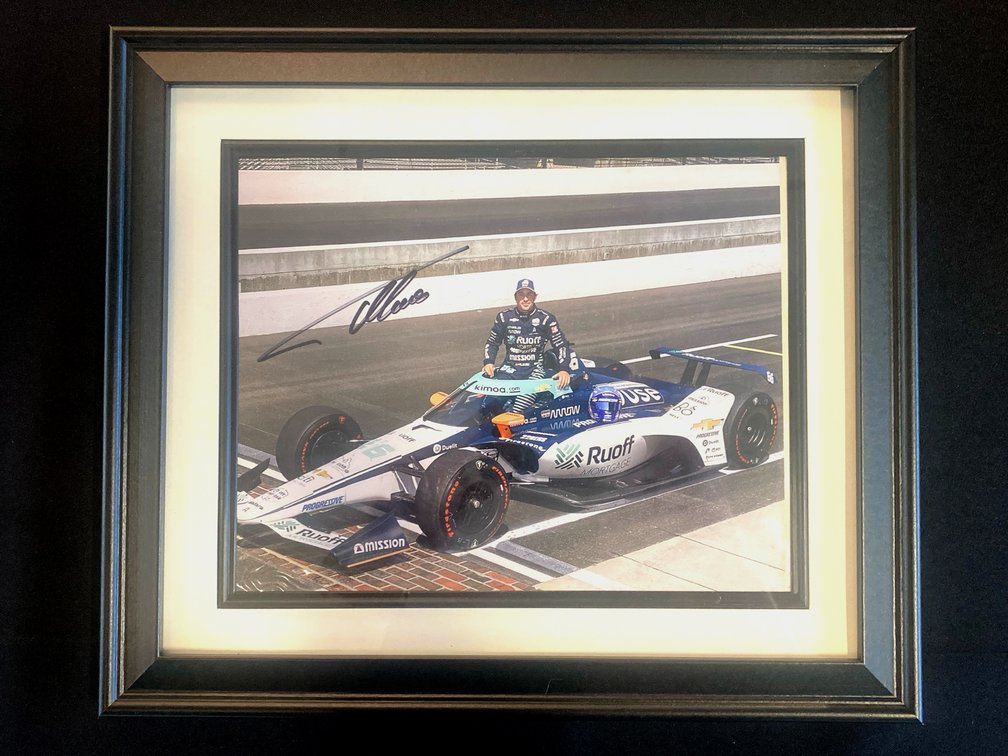 Offered at No Reserve | 2020 FERNANDO ALONSO SIGNED INDY 500 PHOTO