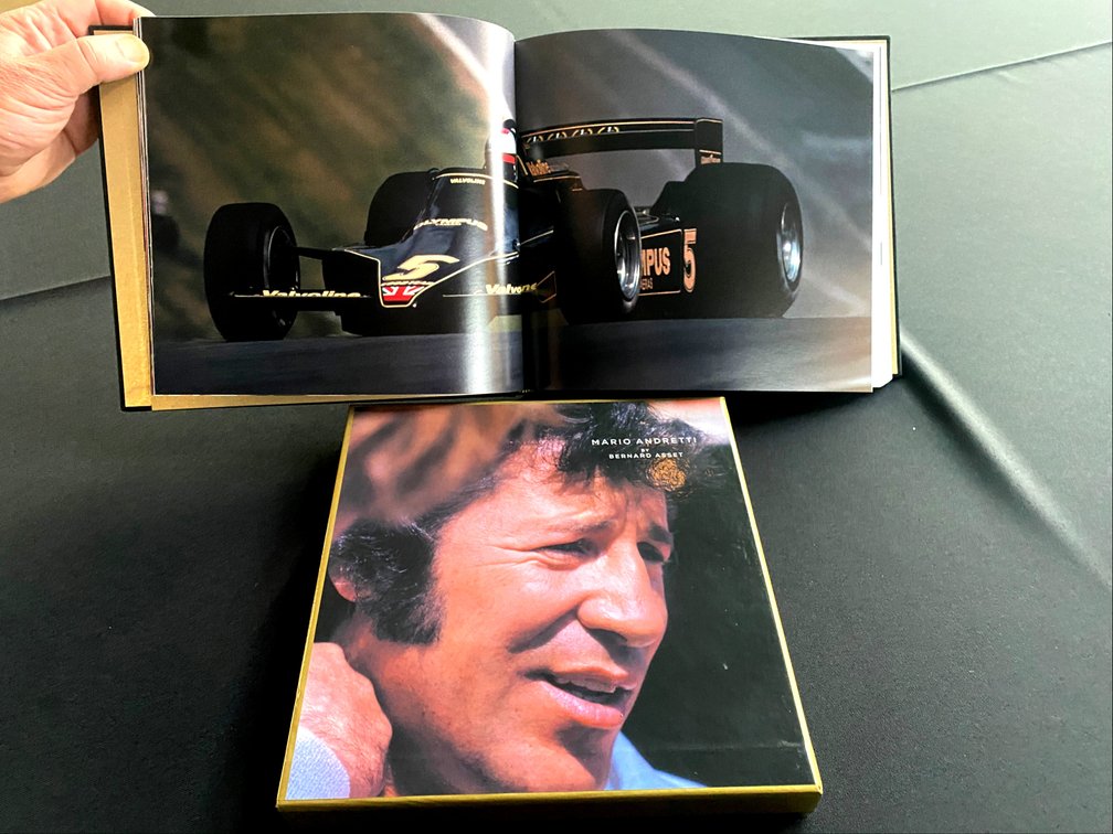 Offered at No Reserve | MARIO ANDRETTI BOOK