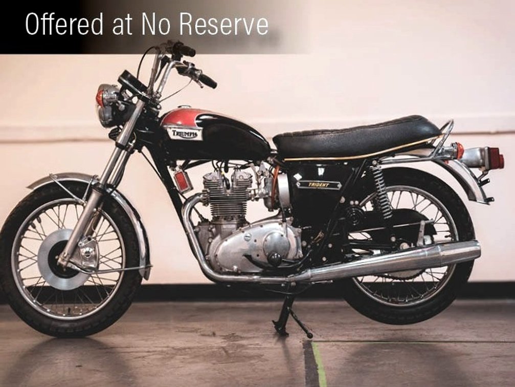 Offered at No Reserve | 1974 TRIUMPH T150 TRIDENT MOTORCYCLE