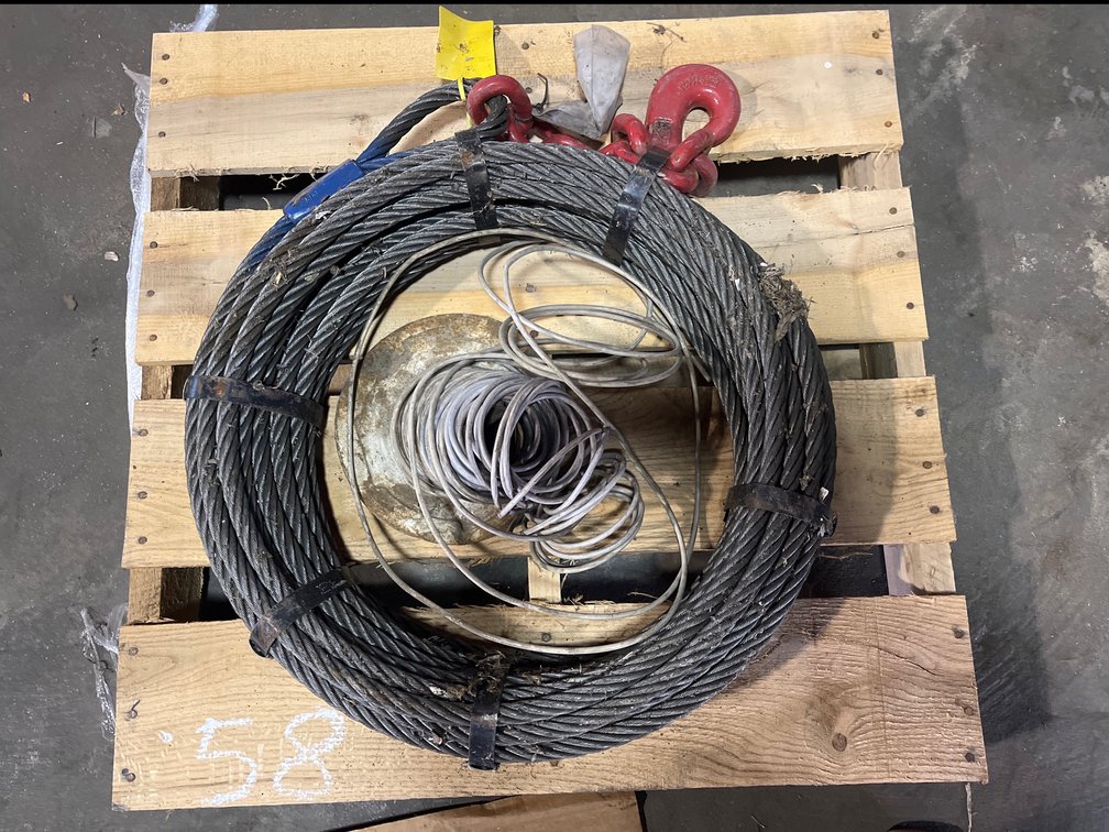 WINCH CABLE WITH TAIL CHAIN