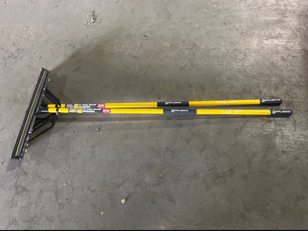 LOT OF 2 24” DUAL BLADE SQUEEGEE