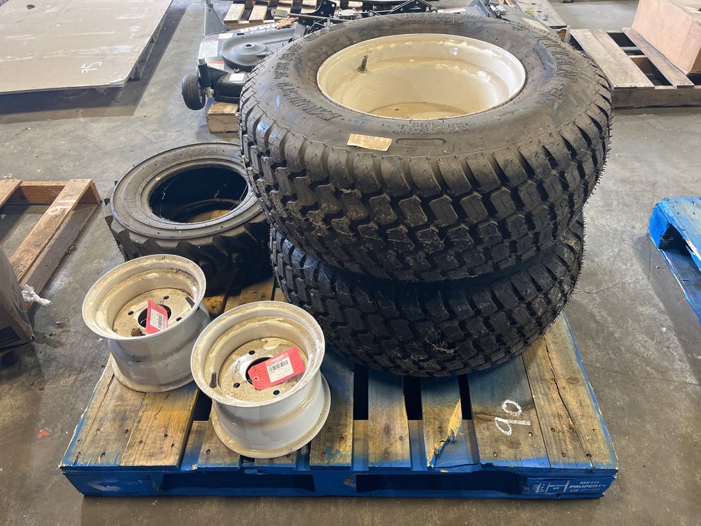 LOT OF ASSORTED RIMS AND TIRES