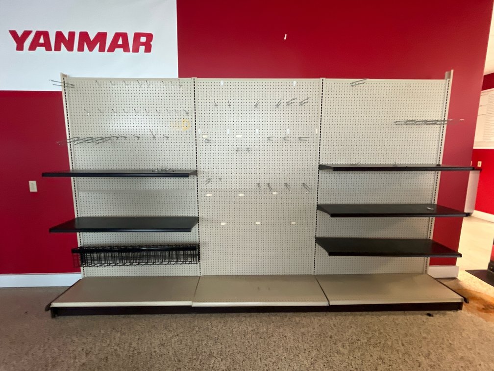 LOT OF 3 ASSORTED SHELVES 