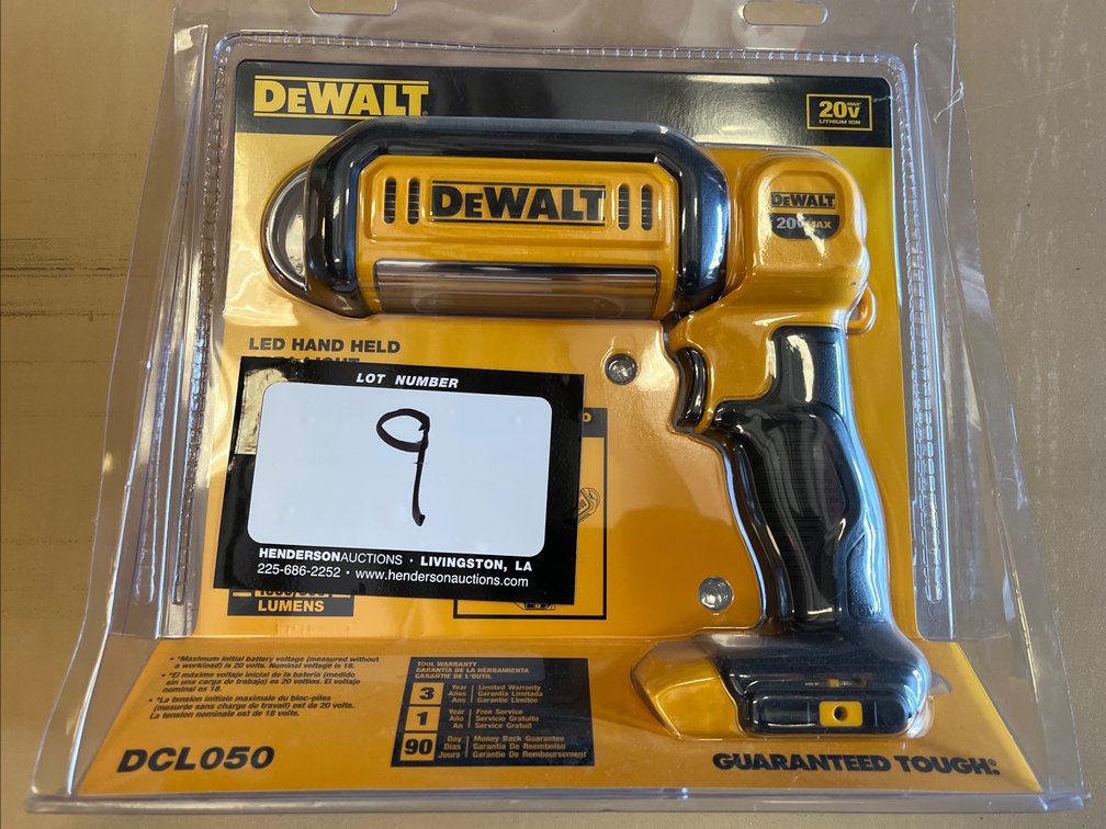 DEWALT 20N HANDHELD LED LIGHT