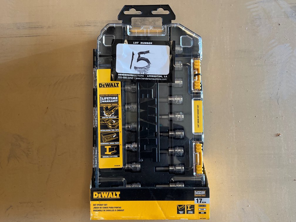 DEWALT BIT SOCKET SET