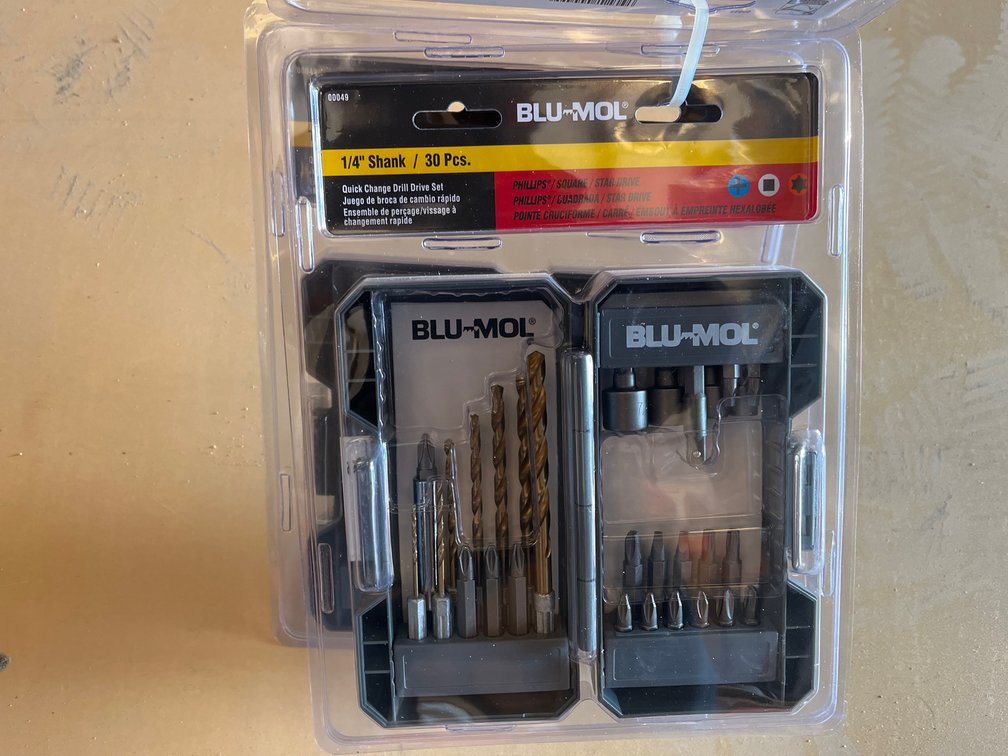 LOT OF 3 QUICK CHANGE DRILL DRIVER SET