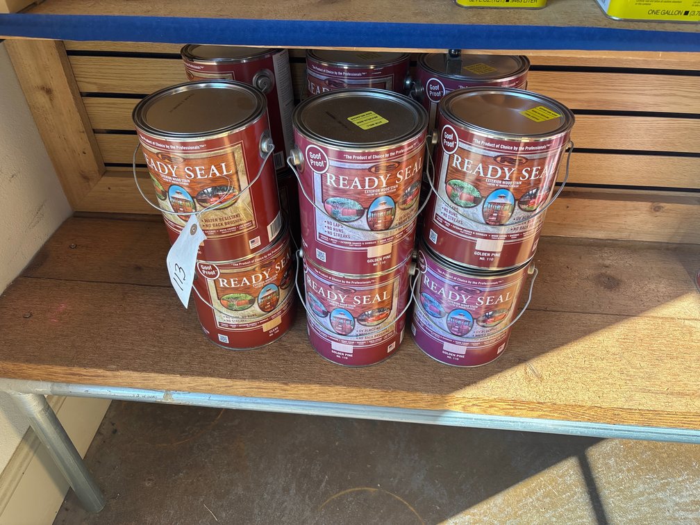 LOT OF 1 GALLON EXTERIOR WOOD STAIN