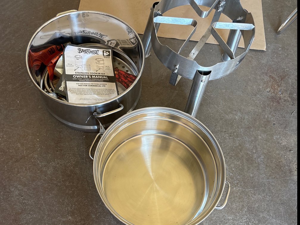 BAYOU CLASSIC STAINLESS COOKER KIT