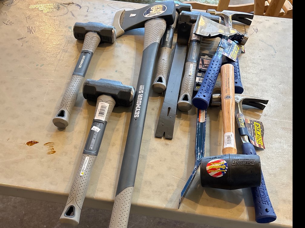 LOT OF SEYMOUR ACTION HAMMERS