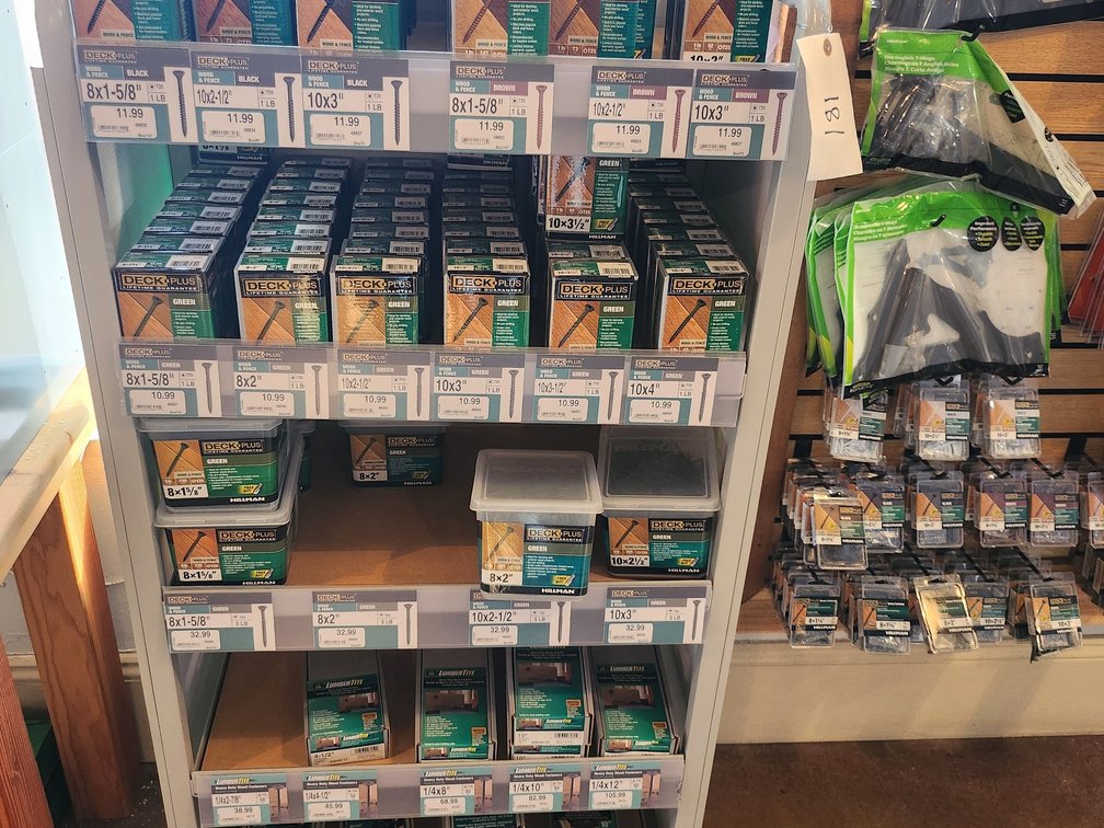 LOT OF DECK PLUS SCREWS