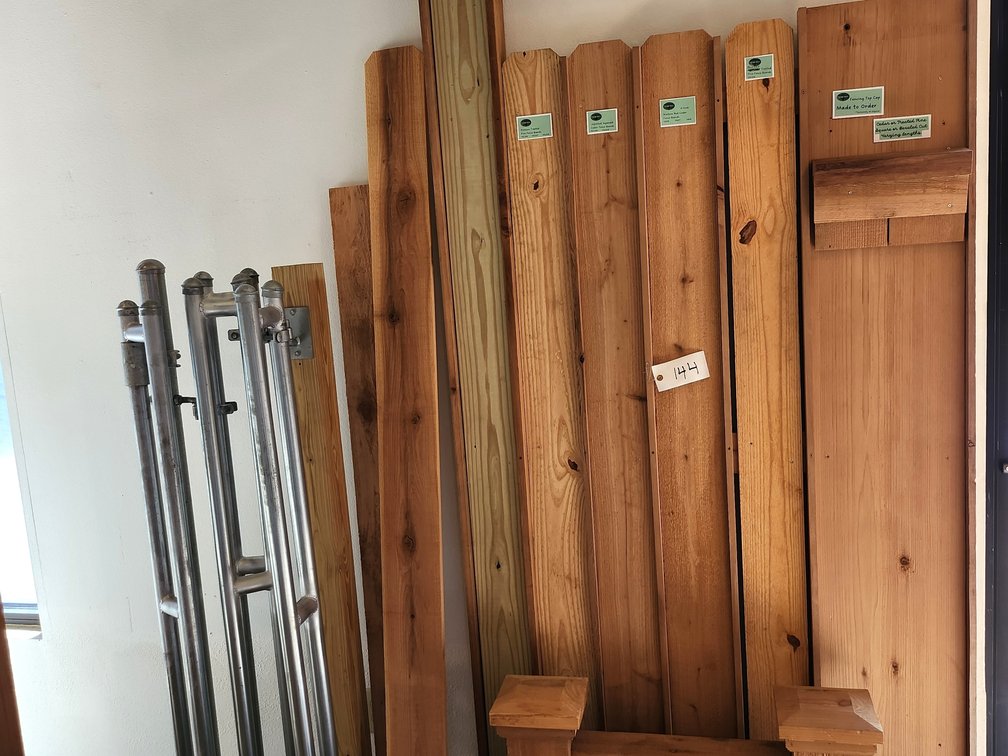 LOT OF MISCELLANEOUS AGAINST WALL