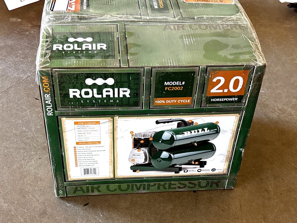 ROLAIR 2.O HORSE POWER AIR COMPRESSOR FC 2002