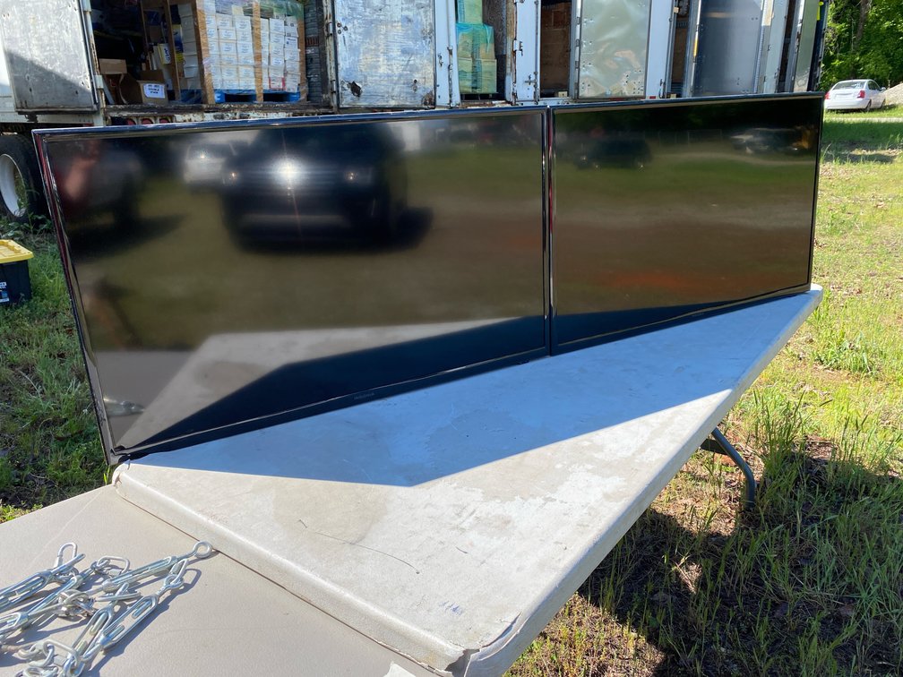 Two 40” insignia tvs