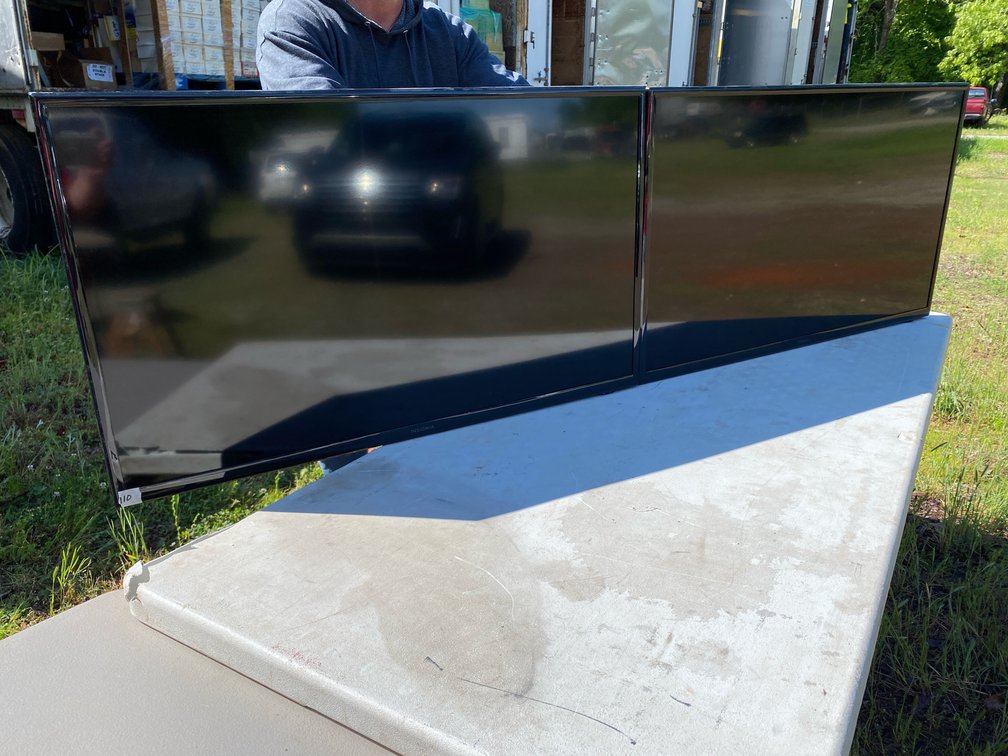 Two 40” insignia tvs