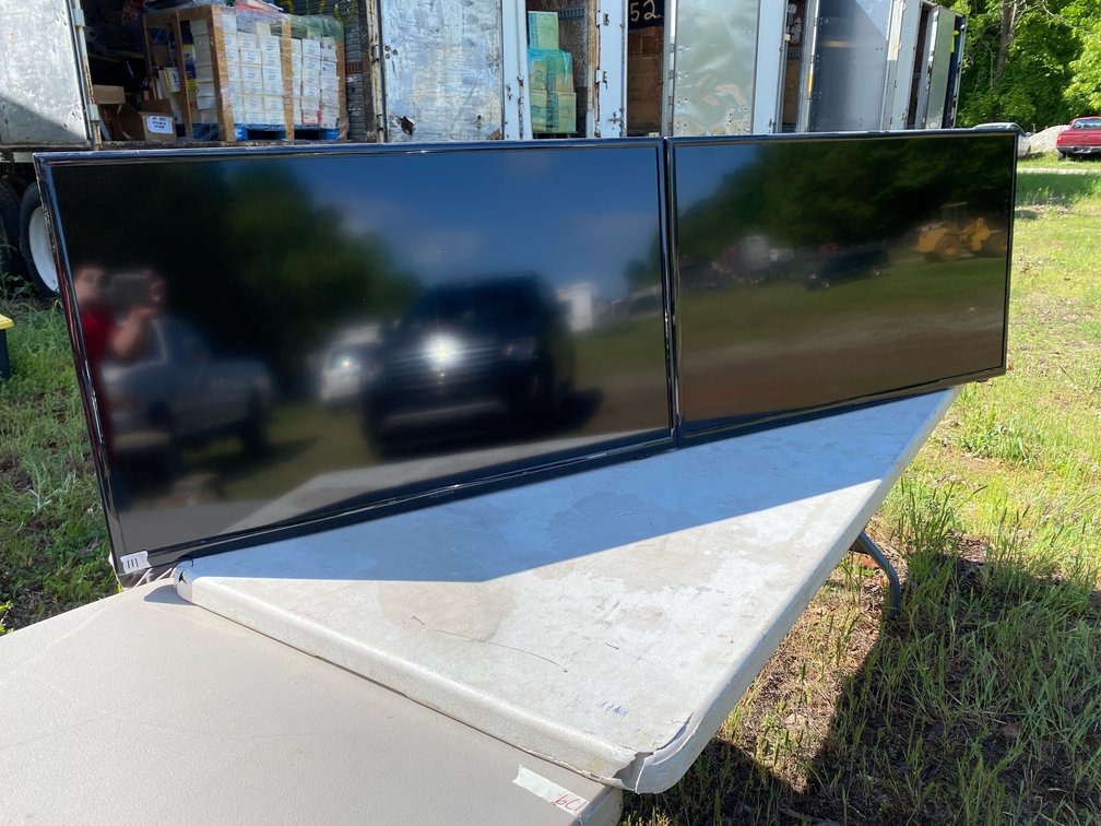 Two 40” insignia tvs