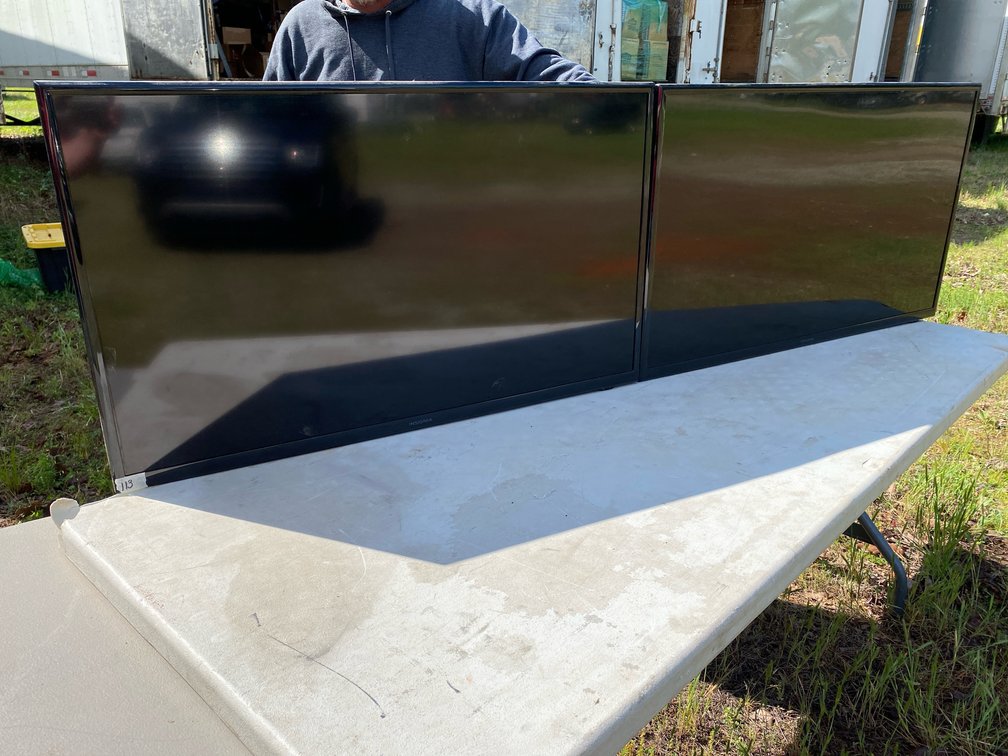Two 40” insignia tvs