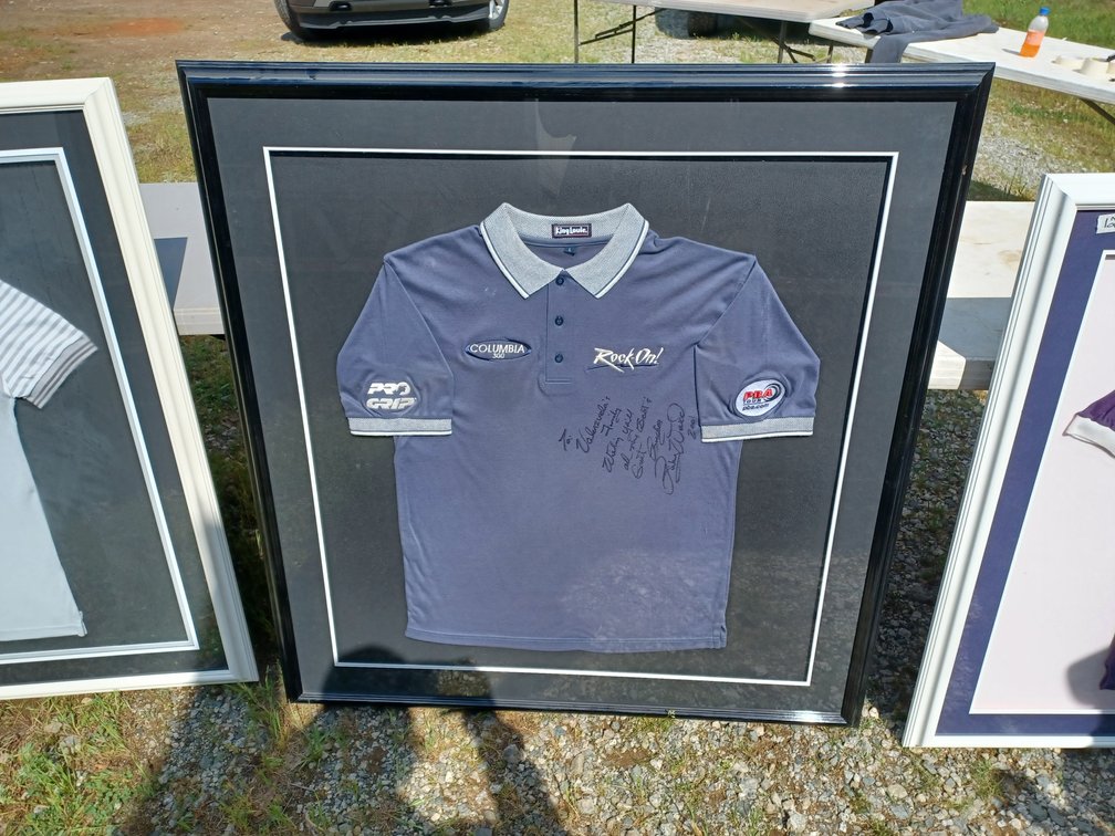 Pro Bowler Autographed Framed Shirt