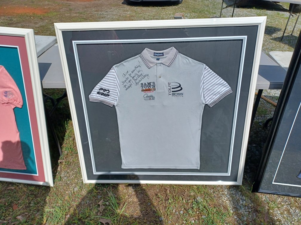 Pro Bowler Autographed Framed Shirt