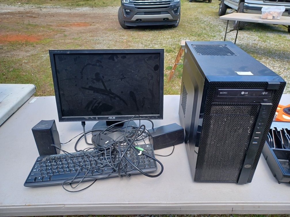Computer and monitor 