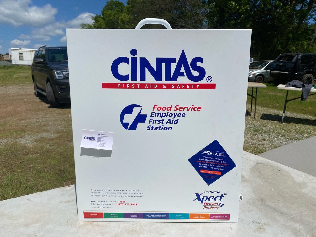 Cintas First Aid & Safety Medical Box. 