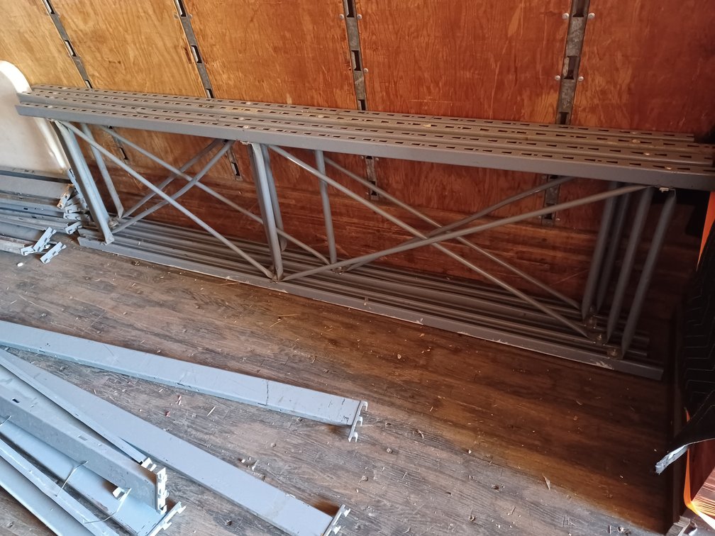 Metals shelves 