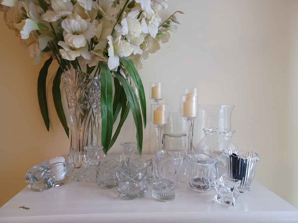 Candle Holders, Vases, etc