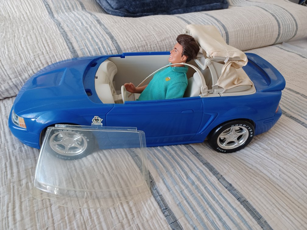 Barbie Mustang Convertible with Ken