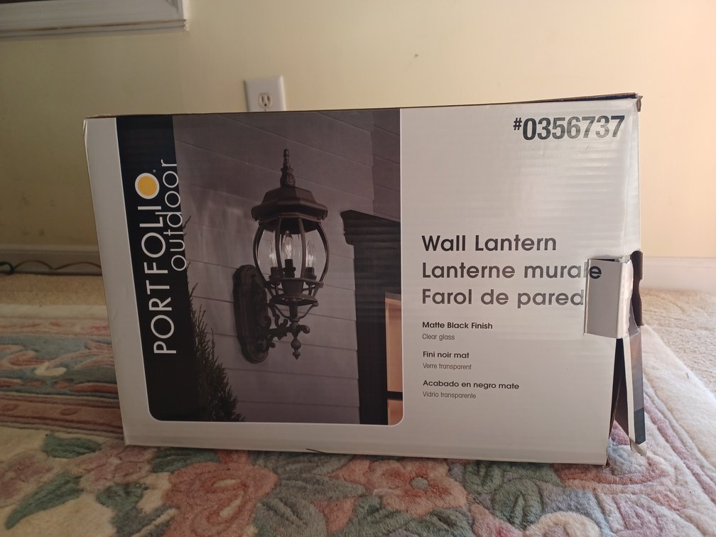 Portfolio outdoor wall lantern