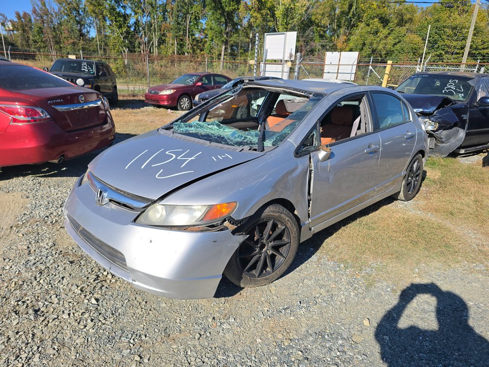 2007  Honda  Civic  VIN #  1HGFA16527L051154