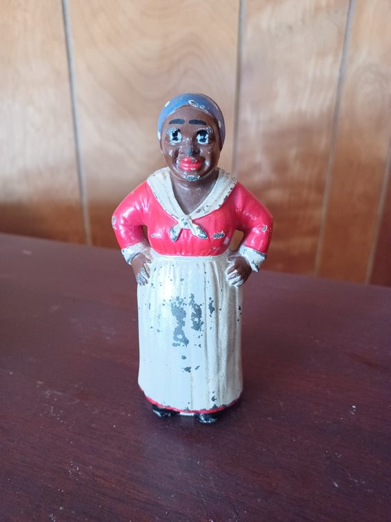 Black Americana Cast Iron Bank