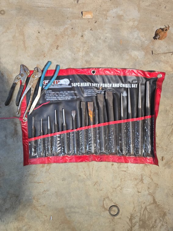 Punch & Chisel set, pliers