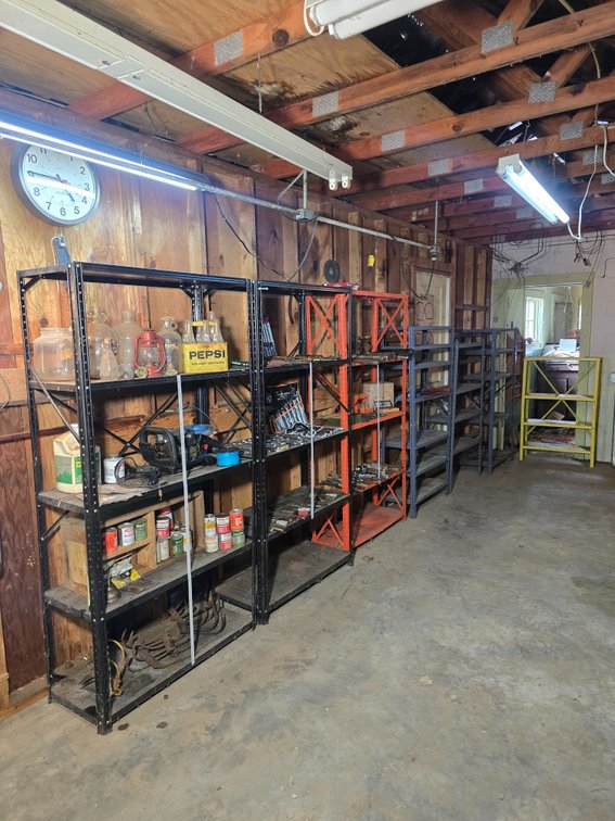 (7) Metal Shelves (contents not included)