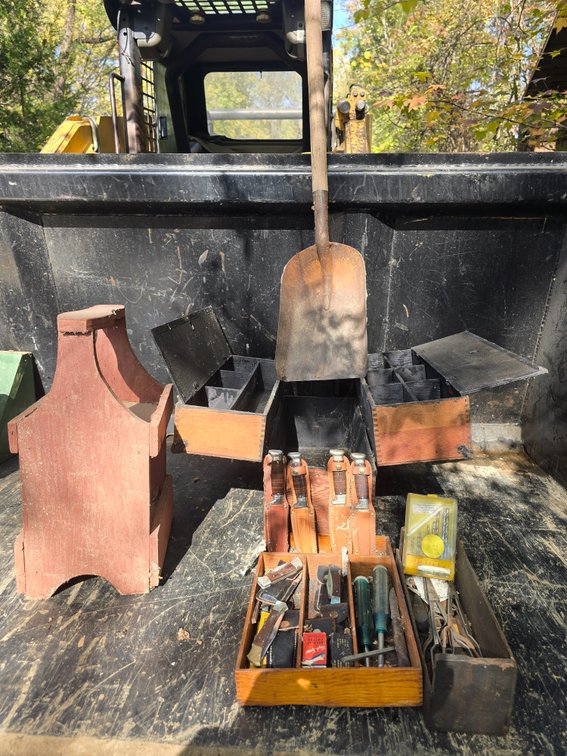 Hunting & Utility Knives, Assorted Tools, Tool Boxes, etc