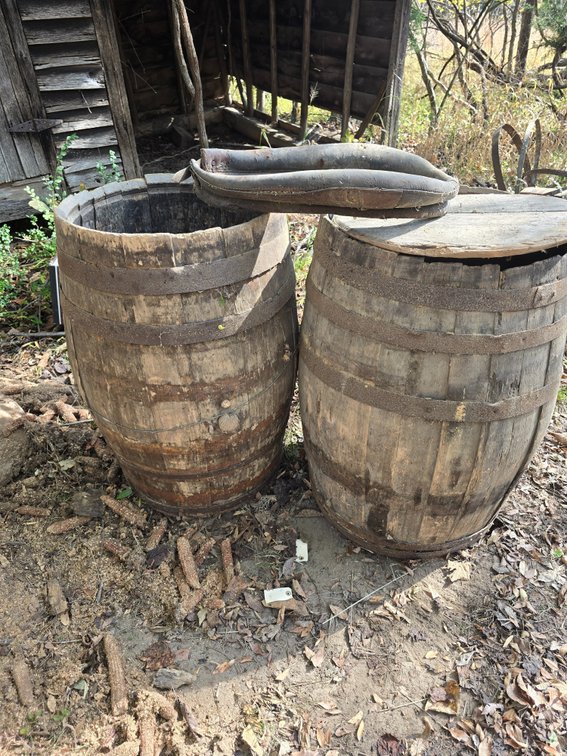 Aged Wooden Barrels, Harness Collar