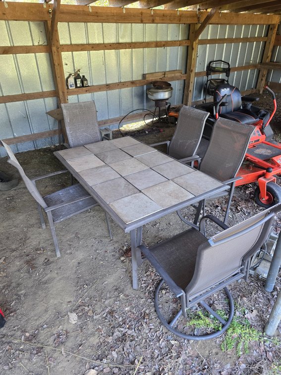 Outdoor patio furniture