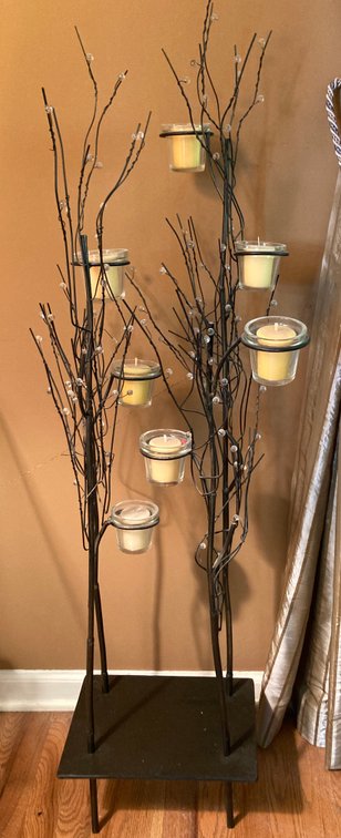 Floor Metal Branch Candle Holder