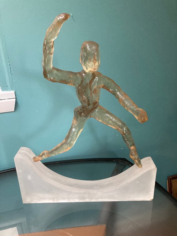 MCM Figural Lucite Sculpture by Carol Marks 24x19