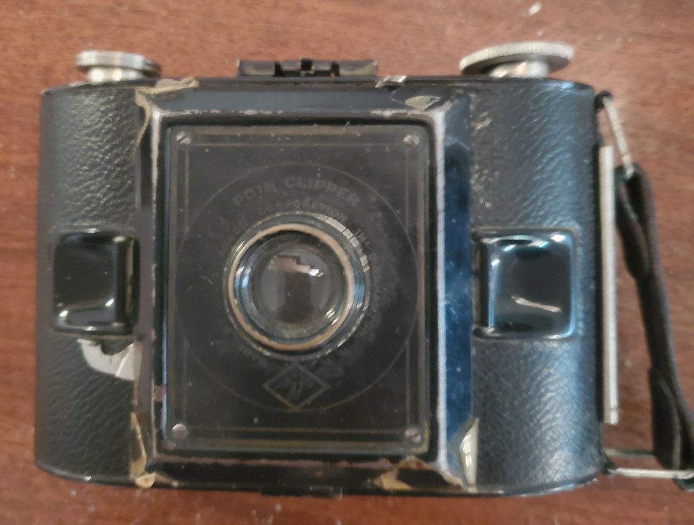 Vintage Agfa Ansco Folding Film Camera PD 16 Clipper