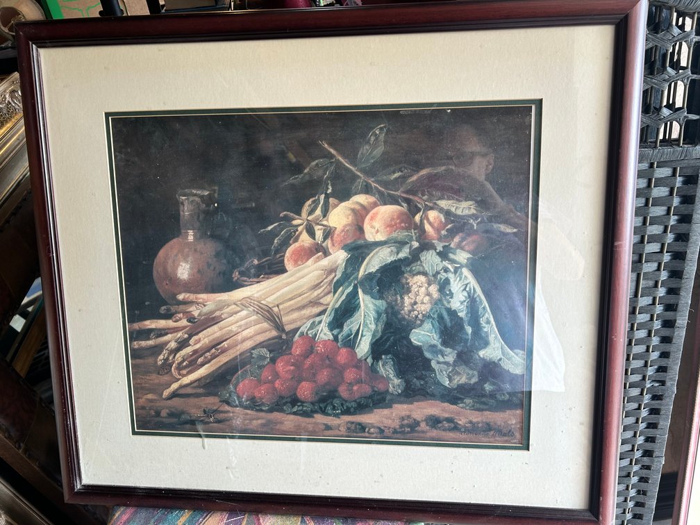 Framed Print of Vegetables & Fruit 30.5x26.5