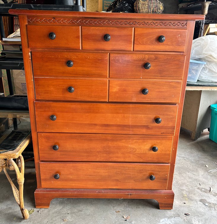 Chest of Drawers 50h x 39.5w x 17.5d