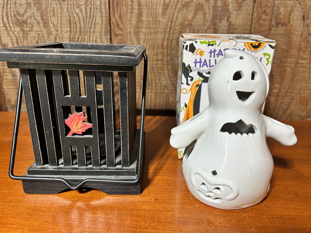 Fall Themed Candle Holders
