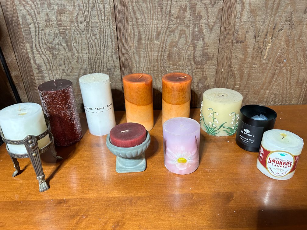 Lot of Candles, Most Never Lit