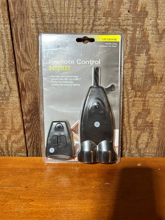 GE 2 Outlet Remote Control