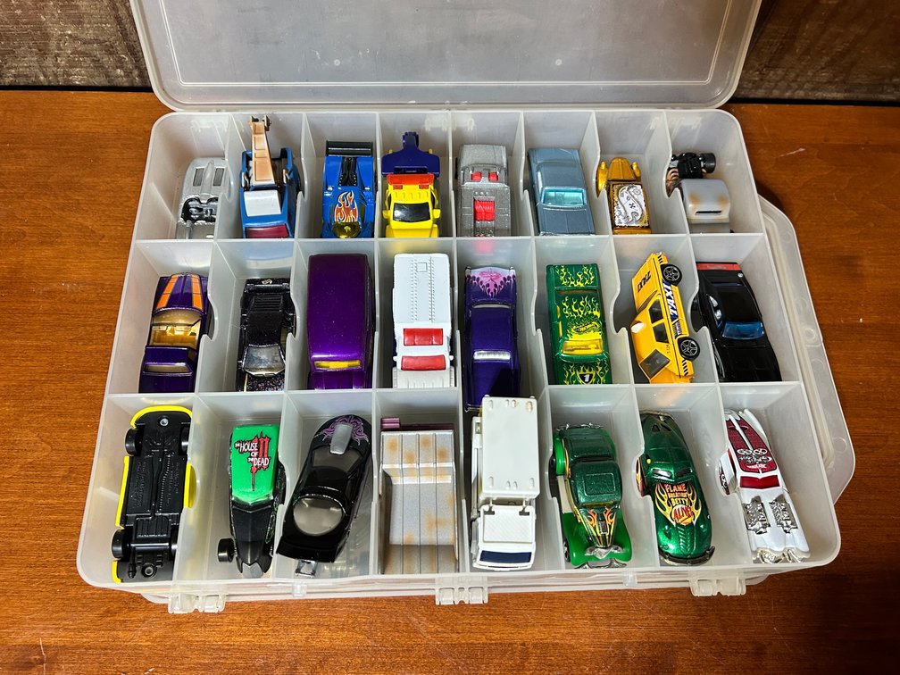 Matchbox & Hot Wheels with double sided carrier