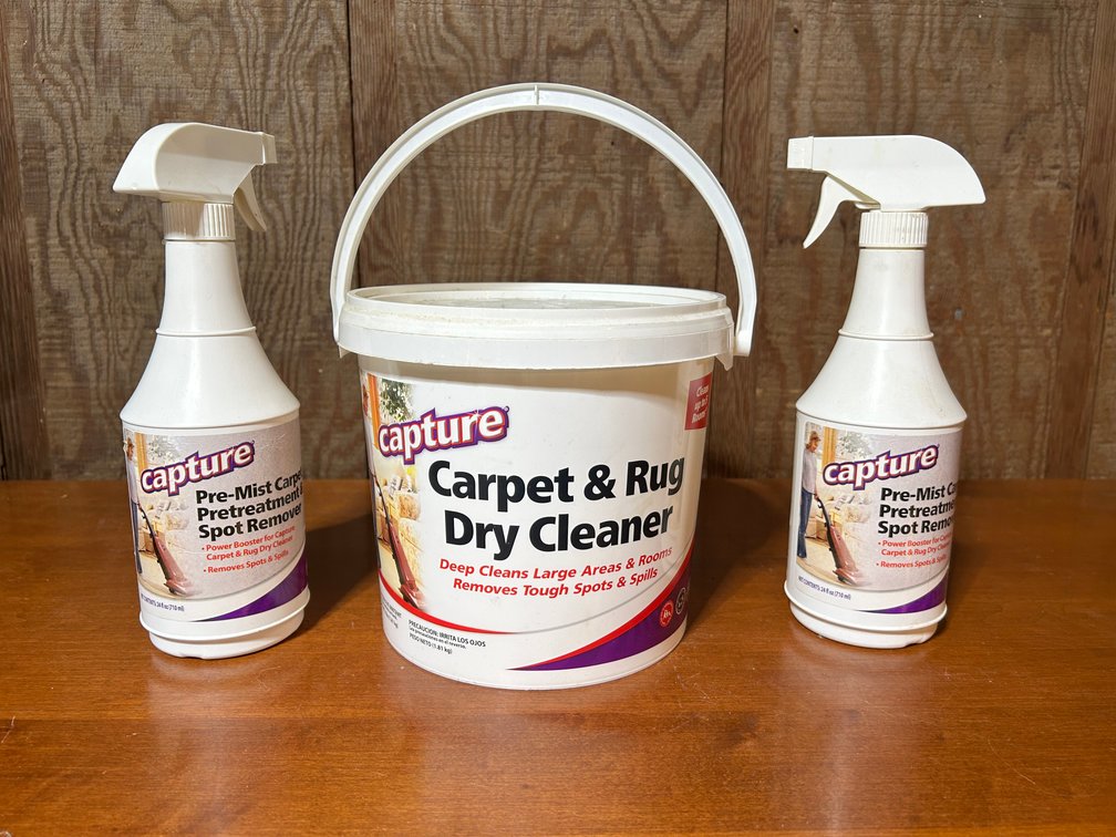 Capture Carpet Dry Cleaning System