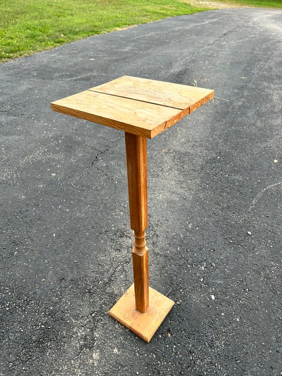Wood Plant Stand